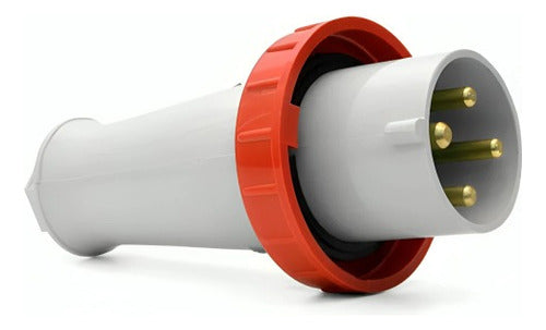 Plug Macho 3p+t 63a 380/440v Vm Ip67 4576 Strahl - Importadora Eletrica Brasilia