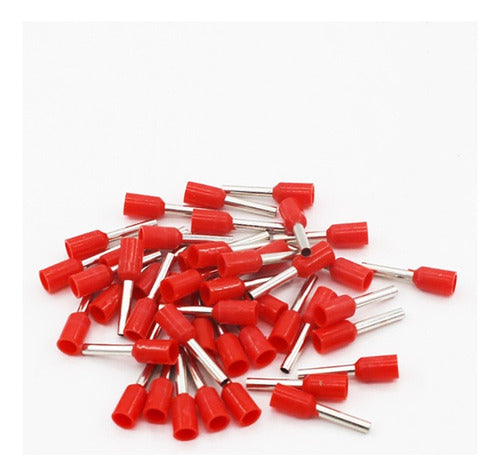 100x Terminais Eletricos Ilhos Tubular 1,0mm - Importadora Eletrica Brasilia