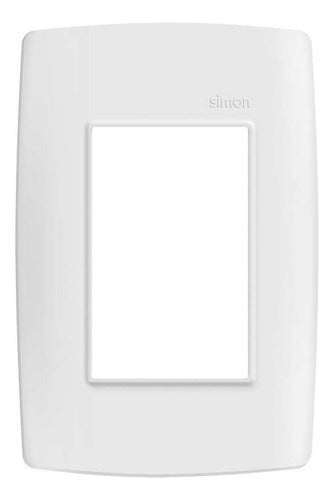 Placa 4x2 3 Modulos C/ Suporte Branca S30 30913-30 Simon - Importadora Eletrica Brasilia