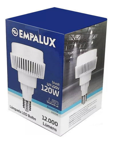Lampada Bulbo Led Alta Potencia 120w E40 Branco Frio Bivolt 220v - Importadora Eletrica Brasilia