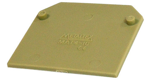 5x Tampa Final P/ Conectores Mtb4en/mtb10en - Mat4-10 - Importadora Eletrica Brasilia