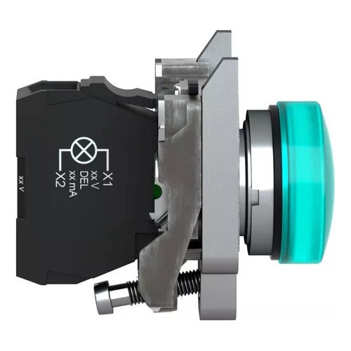 Sinaleiro 22mm Metalizado 220v Verde Neon Hb4bv63 Bhs - Importadora Eletrica Brasilia