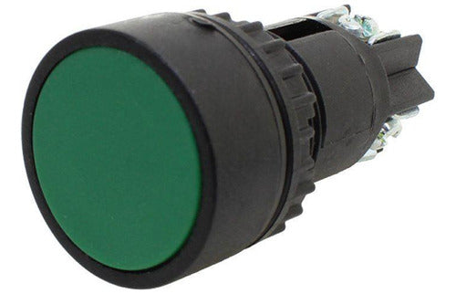 Botao Plastico Monobloco 22mm Verde Hb7ea35 Bhs - Importadora Eletrica Brasilia