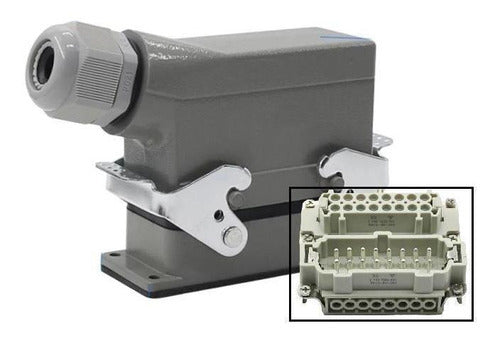 Tomada Multipolar 16 Polos + Terra 16a 500v / Macho E Femea - Importadora Eletrica Brasilia