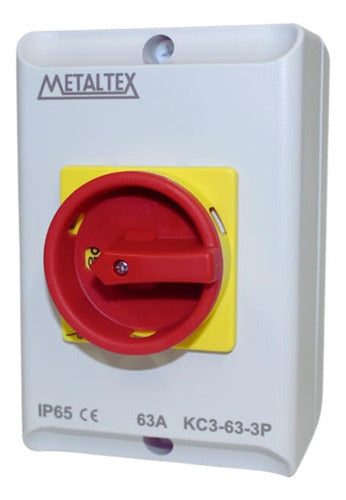 Chave Seccionadora 3 Polos 63a Com Caixa Ip65 - Metaltex (i) - Importadora Eletrica Brasilia