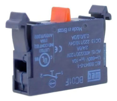 Bloco Contato 1nf Para Botao Weg Bc01f-csw - Importadora Eletrica Brasilia