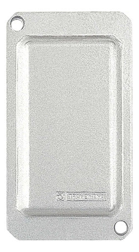 Tampa Condulete Aluminio 1 Cega 56114007 Tramontina - Importadora Eletrica Brasilia