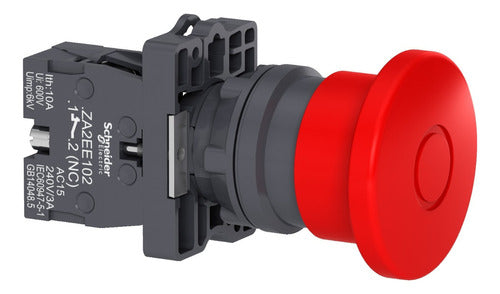 Botao Emergencia Vermelho 22mm Puxa Destrava 1nf Xa2et42 - Importadora Eletrica Brasilia