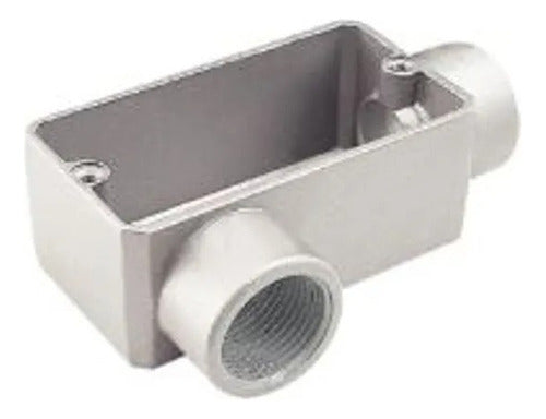 Condulete Aluminio Rosca Bsp S/tampa Lr 1 56105303 - Importadora Eletrica Brasilia