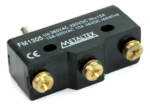 Chave Fim De Curso Atuador Pino 15a 250v Fm1305 Metaltex - Importadora Eletrica Brasilia