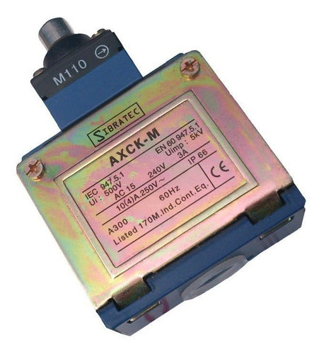 Chave Fim De Curso 1na+1nf Axck-m110 Pino Cor Azul - Importadora Eletrica Brasilia