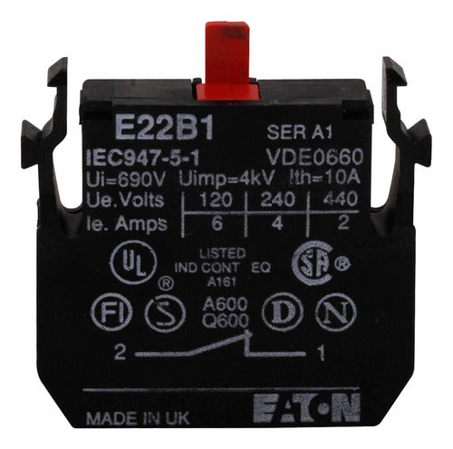 Bloco Contato E22b1 - Importadora Eletrica Brasilia