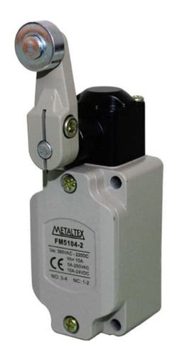 Chave Fim De Curso Atuador C/rolete 10a Fm5104-2 Metaltex - Importadora Eletrica Brasilia