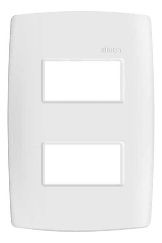 Placa 4x2 2 Modulos Separados C/ Suporte S30 30912-30 Simon - Importadora Eletrica Brasilia