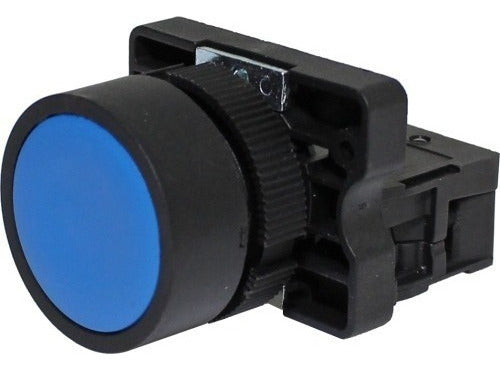 Botao Faceado 22mm Hb2-ea61 1na Azul Bhs - Importadora Eletrica Brasilia