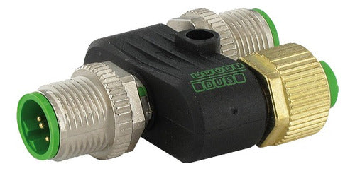 Conector T M12 Macho Femea 5p 744151-0000000 - Importadora Eletrica Brasilia