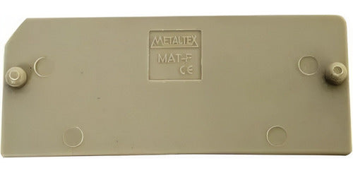 5x Tampa Final Para Portafusivel Mab1 - Mat-f Metaltex - Importadora Eletrica Brasilia