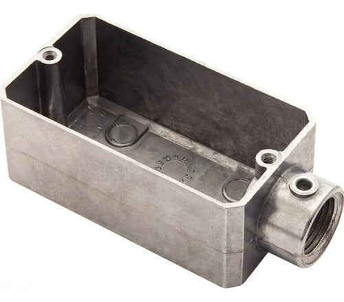 Condulete Aluminio Rosca Bsp S/tampa E 3/4 56102302 - Importadora Eletrica Brasilia