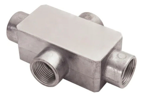 Condulete Aluminio C/ Rosca Bsp C/tampa X 2 - Importadora Eletrica Brasilia