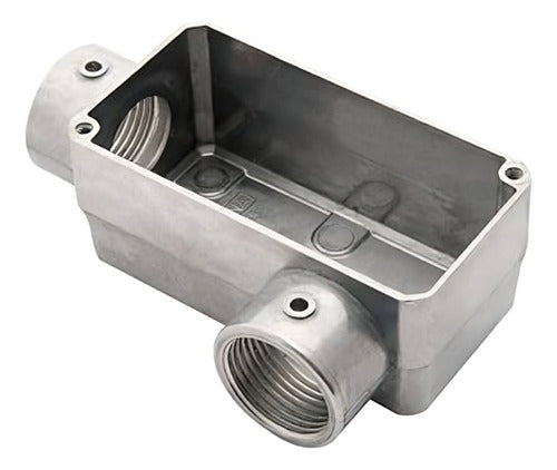 Condulete Aluminio Rosca Bsp S/tampa Ll 1 56104303 - Importadora Eletrica Brasilia