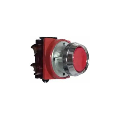 Botao Faceado 30mm Metal Vermelho 1na+1nf 20/04l.11r - Importadora Eletrica Brasilia