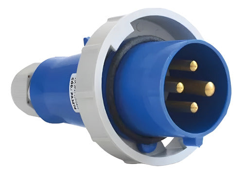 Plugue Industrial 3p+t 63a 220/240v Ip67 Strahl 4579 - Importadora Eletrica Brasilia