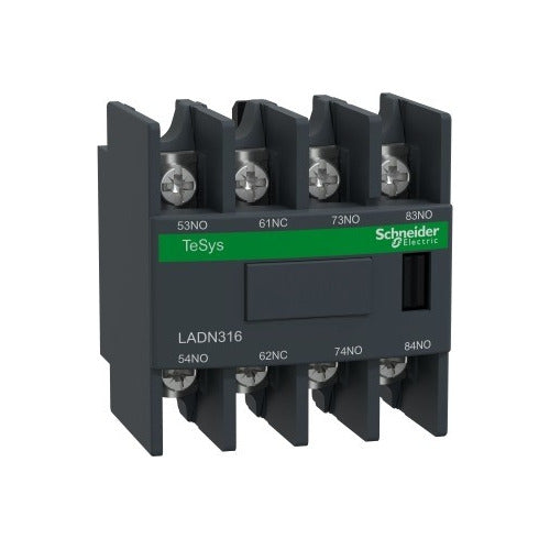 Bloco Contato Frontal 3na/1nf Ladn316 Schneider - Importadora Eletrica Brasilia