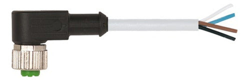 Cabo M12 90º 3x0,34 5mts 22awg 250v/4a 7000-12301-2230500 - Importadora Eletrica Brasilia