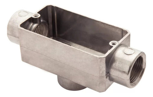 Condulete Aluminio Rosca Bsp S/tampa Tb 3/4 56108302 - Importadora Eletrica Brasilia