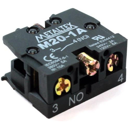 Bloco Contato 1na P/ Botao M20 E P20 M20-1a Metaltex - Importadora Eletrica Brasilia