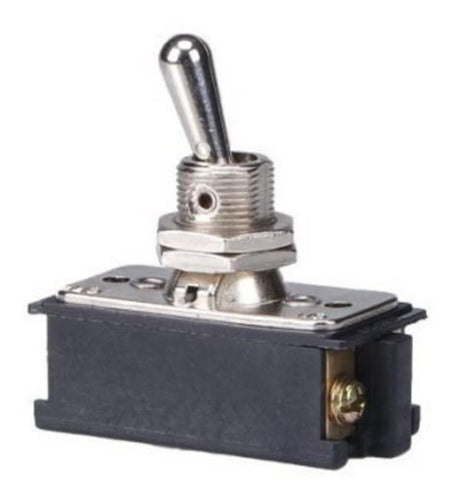 Chave Cs-301c Interruptor Alavanca Bipolar 10a Metal 2 Pos - Importadora Eletrica Brasilia