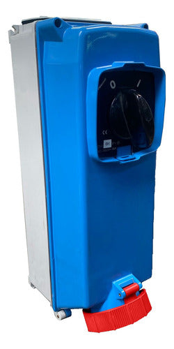 Tomada Sobrepor C/ Bloqueio Mecanico 3p+t 125a 380/440v-6 - Importadora Eletrica Brasilia