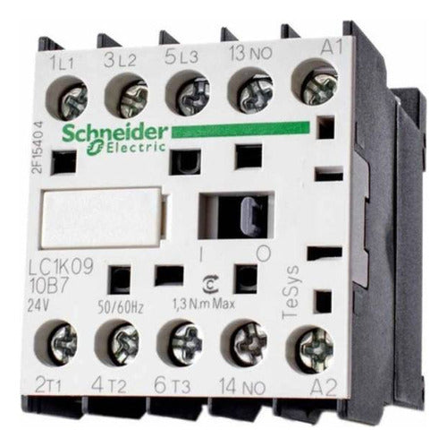 Mini Contactor Lc1k Tripolar 9a 1na Bobina 24v 50/60hz - Importadora Eletrica Brasilia