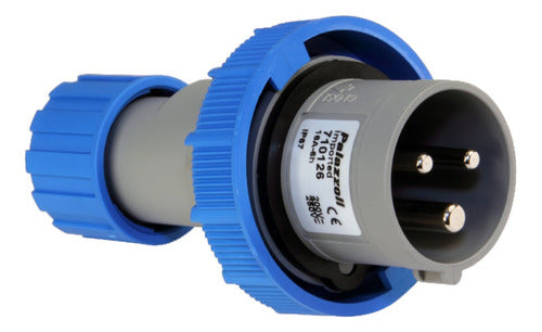 Plug Macho 2p+t 32a 200/250v Ip67 Azul Prova D'agua N3276w - Importadora Eletrica Brasilia