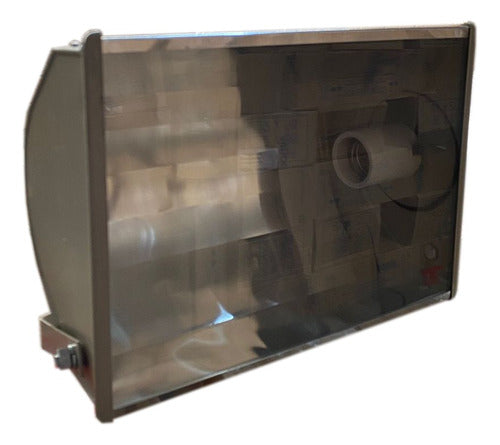 Refletor Retangular Aluminio P/lampada Hmi 400w E40 Pjc402p - Importadora Eletrica Brasilia