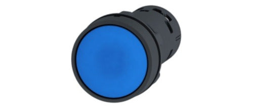 Botao Plastico Monobloco 22mm Azul Hb7ea65 Bhs - Importadora Eletrica Brasilia