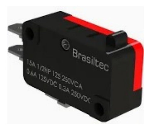 Micro Chave Fim De Curso Com Pino - Brasiltec - Importadora Eletrica Brasilia