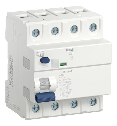 Interruptor Diferencial Residual Tetra 63a 30ma 14764226 Weg - Importadora Eletrica Brasilia