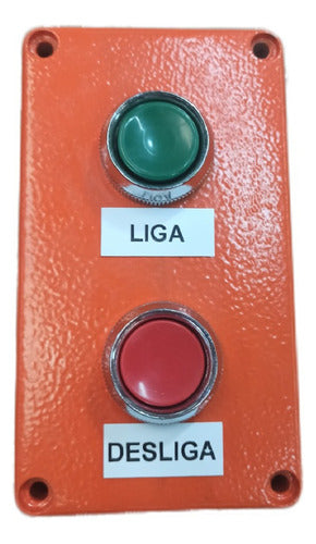 Botoeira De Comando Em Aluminio Liga, Desliga-eaton - Importadora Eletrica Brasilia