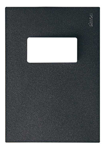 Acabamento 4x2 1 Mod. Preto Art. S27 Play 2700651-0868 Simon - Importadora Eletrica Brasilia