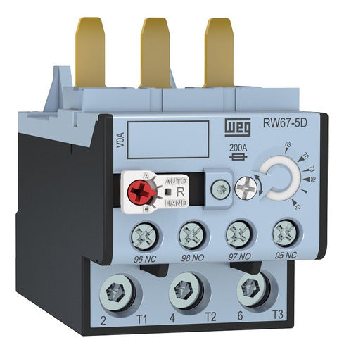 Rele Sobrecarga 63 A 80a Rw67-5d3-u080 13368965 Weg - Importadora Eletrica Brasilia