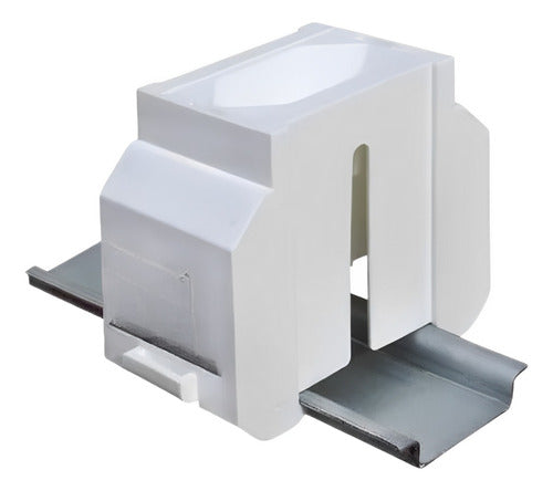 Tomada Para Trilho Din 2p+t 20a 250v Cor Branca Padrao Br - Importadora Eletrica Brasilia