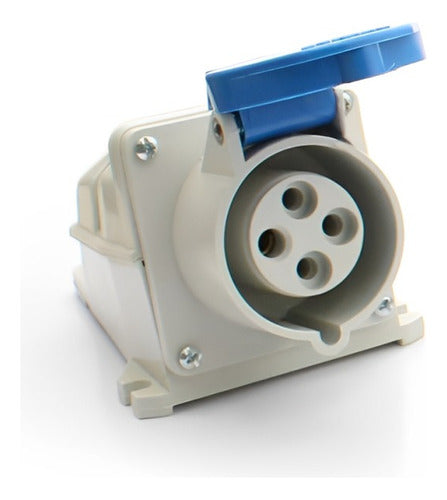 Tomada Industrial Sobrepor 3p+t 32a 220/240v Strahl 4209/bc - Importadora Eletrica Brasilia