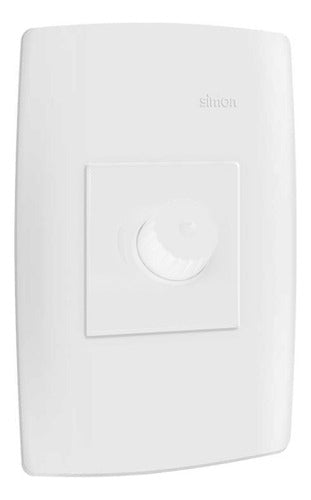Conj Placa 4x2 Variador De Luminosidade Branco Bivolt Simon - Importadora Eletrica Brasilia