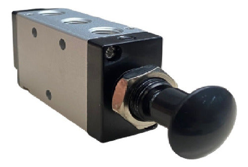 Valvula Botao Trava 1/8 5v Canola C/botao - Importadora Eletrica Brasilia