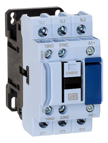 Contator Tripolar 18a 1na+1nf 24vca Cwb18-11-30d02 12660806 - Importadora Eletrica Brasilia