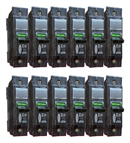 Caixa C/ 12 Disjuntor Monopolar 25a Unic Pial 50125 - Importadora Eletrica Brasilia