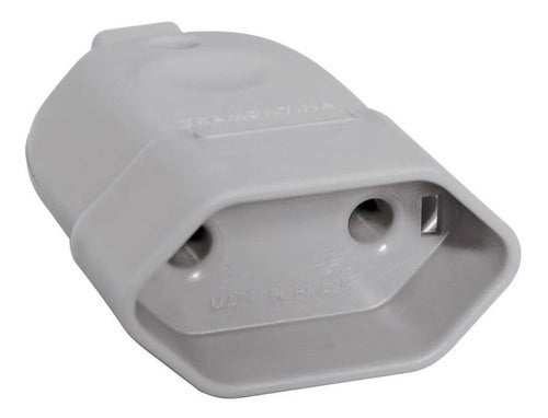 Plug Femea 2p Axial 10a 250v Cinza 51003 Pial - Importadora Eletrica Brasilia