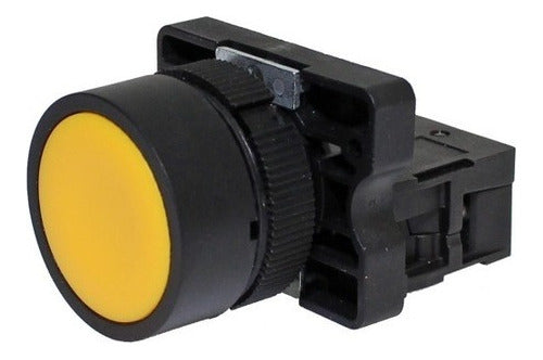 Botao Faceado 22mm Hb2-ea51 1na Amarelo Bhs - Importadora Eletrica Brasilia