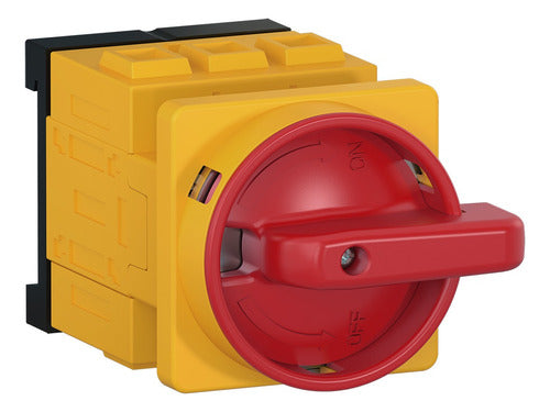 Chave Seccionadora Weg Rotativa Msw25 25a Fixacao Topo P3 Nh Cor Vermelho/amarelo - Importadora Eletrica Brasilia